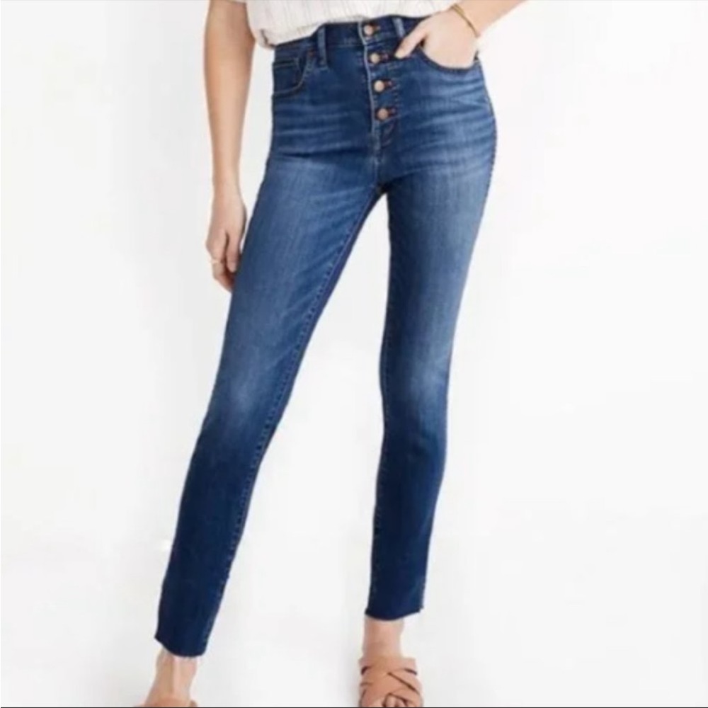 Madewell 10” high rise skinny jeans size 29